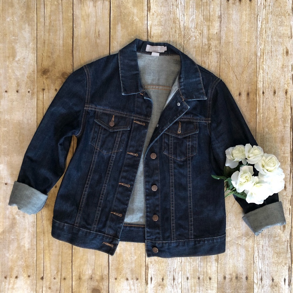 J.Crew Dark Denim Jacket